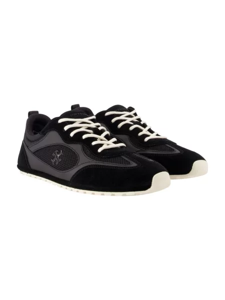 Sneakersy Tory Burch skórzane czarne