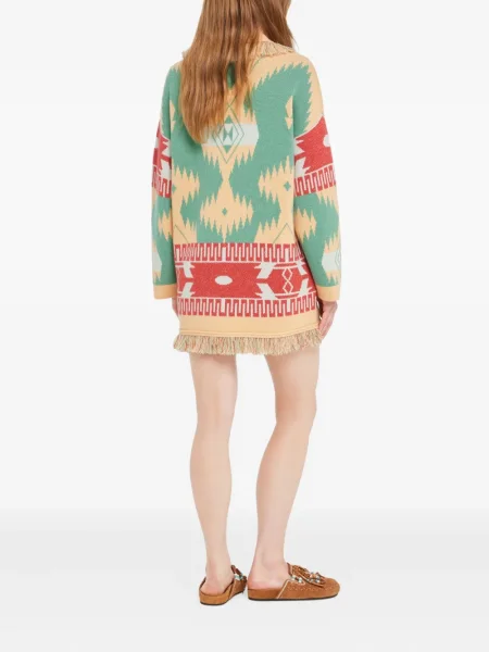 Cardigan Alanui cu franjuri din jacard