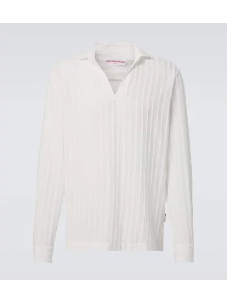 Polo Orlebar Brown cu dungi alb