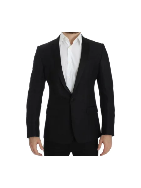 Marynarka Dolce And Gabbana wełniana czarna