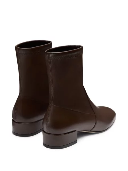 Cizme scurte Stuart Weitzman stretch maro