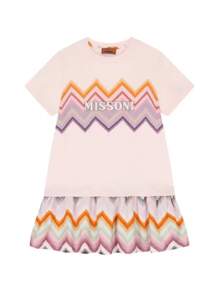 Sukienka dziecięca Missoni różowa