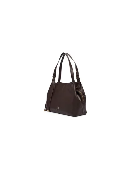 Armani Exchange Ročna torba Temno rjava