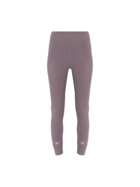 Legginsy Adidas By Stella Mccartney na siłownię fioletowe