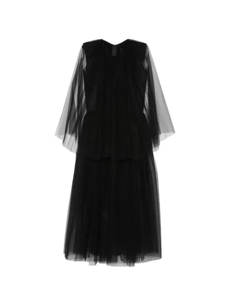 Rochie Alchemy din tul evazată negru