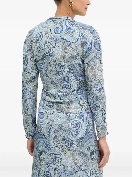 Bluză Marciano cu model paisley albastru