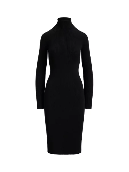 LAUREN RALPH LAUREN Rochie tricotată negru