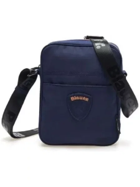 Torba crossbody Blauer skórzana niebieska