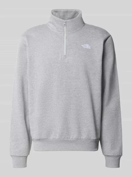 Bluza o kroju regular fit z troyer model "EVOLUTION" The North Face szara