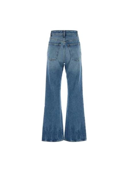 Jeansy dzwony Paco Rabanne niebieskie