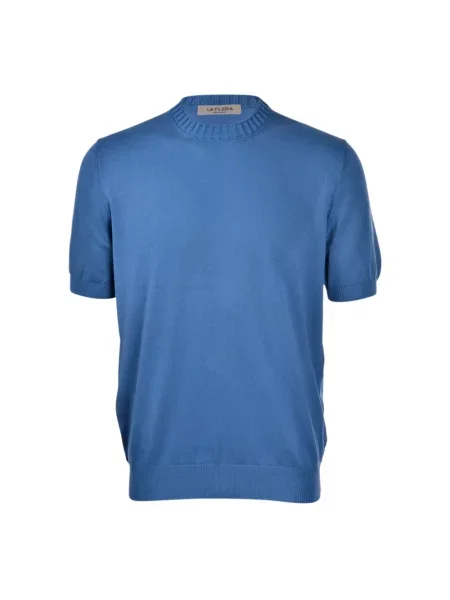 Sweter La Fileria niebieski