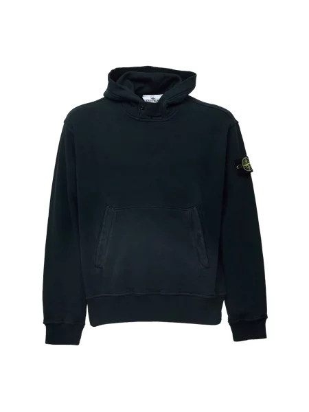 Bluza z kapturem Stone Island z kapturem z kamieniami zielona