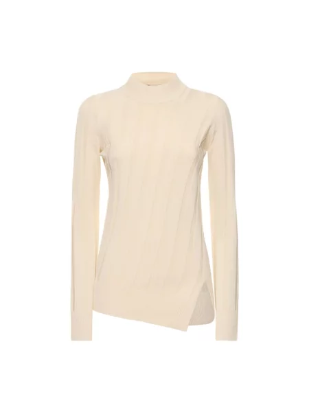 Sweter Stella Mccartney ze sznurkiem beżowy