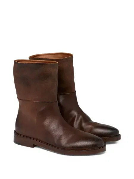 Botine Marsell din piele maro