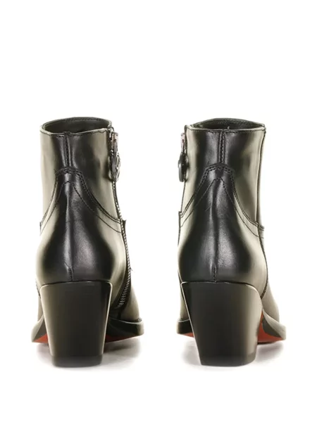 Botine Sonora din piele cowboy negru