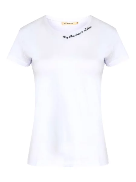 Haftowana koszulka Lethicia Bronstein biała