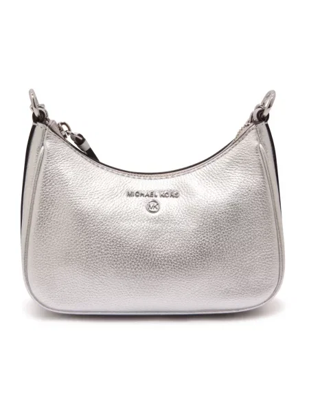 Zawieszka Michael Kors skórzana szara