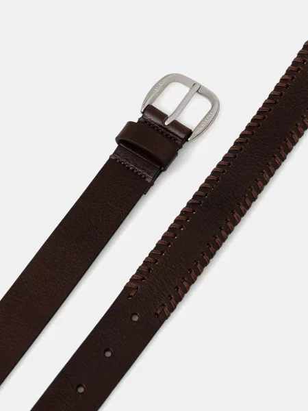 Шкіряний Weekend Max Mara ABINGO коричневий