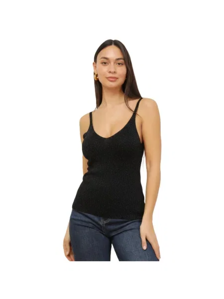 Top La Modeuse negru