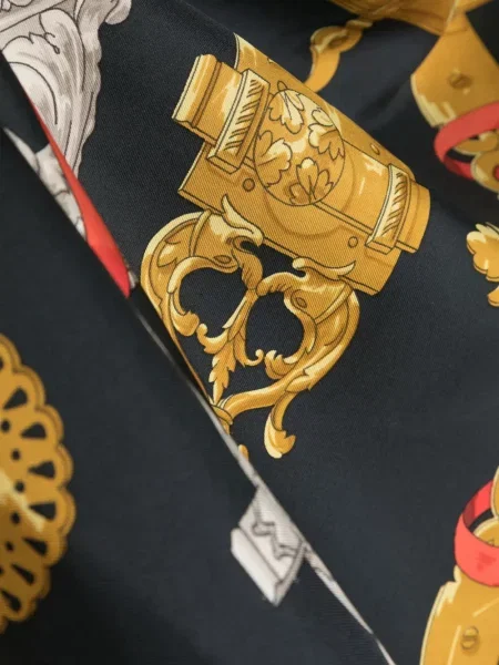 Šál Hermès Pre-owned černý