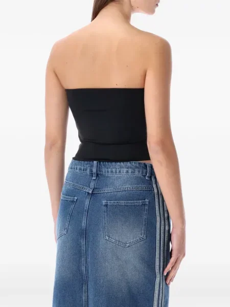 Top Adidas asymetryczny biały