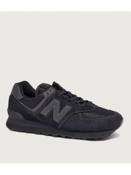 New Balance Sneakers | piele întoarsă negru