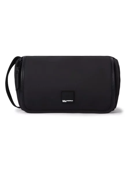 Pungă cosmetică Karl Lagerfeld Jeans negru