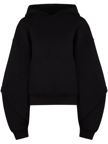 Bluza z kapturem Mugler czarna