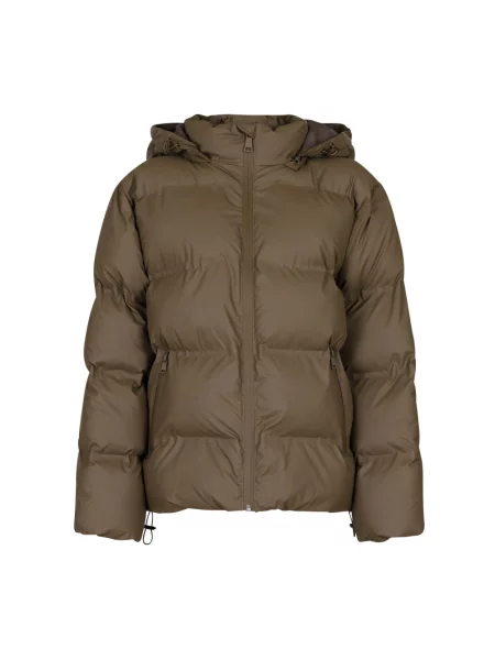 Kurtka pikowana z zapinanymi na błyskawiczny Neo Noir beżowa