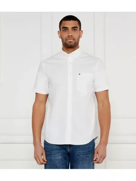Tommy Hilfiger Cămașă HERITAGE OXFORD alb