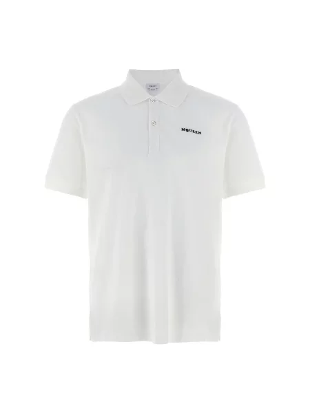 Koszula Alexander Mcqueen z logo biała