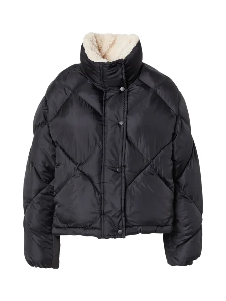 Trendyol Geacă de iarnă negru