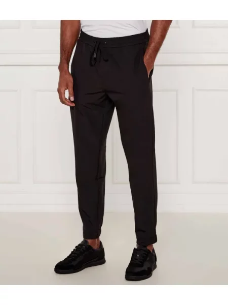 BOSS GREEN Dress nadrág T_Flex | Tapered fit fekete