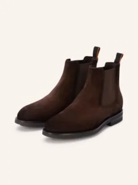 Santoni Chelsea Boots Enver tmavě hnědá