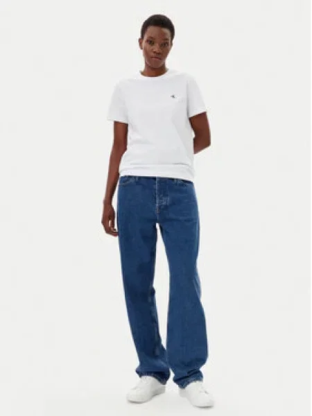 Tričko Calvin Klein Jeans bílé