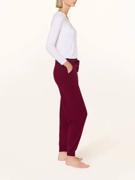Eres Spodnie Od Piżamy Star Z Dodatkiem Kaszmiru rot
