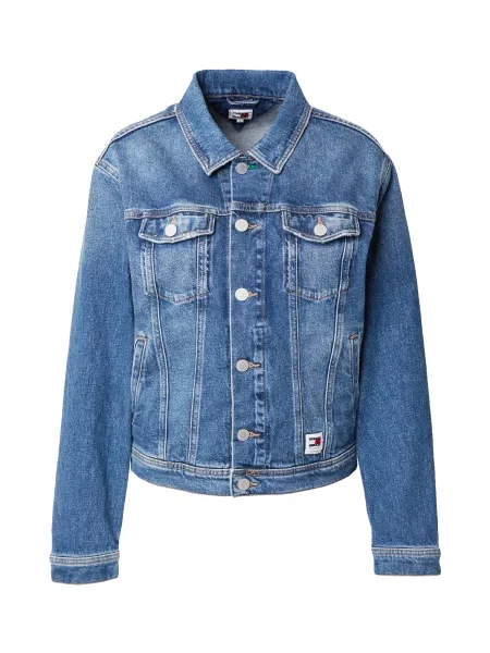 Tommy Jeans Traper jakna Mom Fit plava