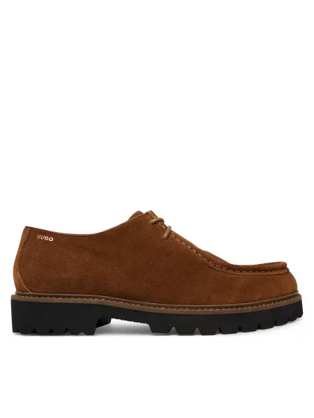 Pantofi HUGO Draven maro