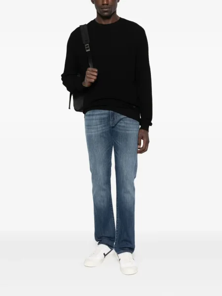 Pulover Emporio Armani de lână negru