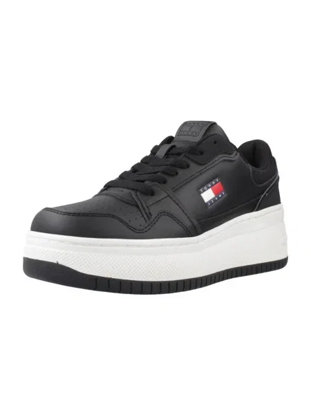 Pantofi Tommy Jeans retro negru
