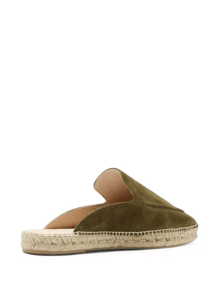 Espadrile Forsa din piele de căprioară verde