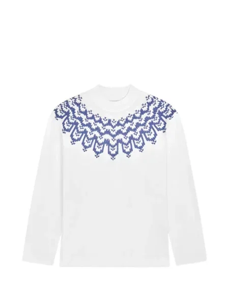 Lung tricou Dries Van Noten alb