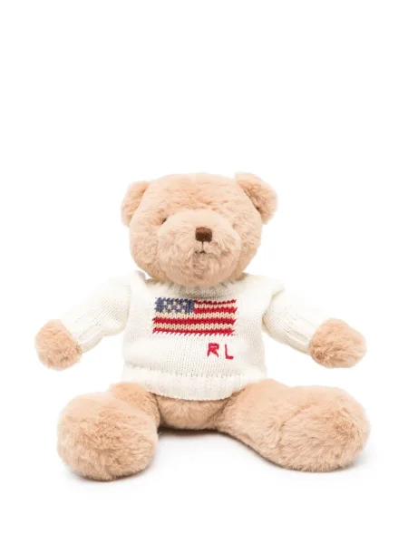 Koszulka polo dziecięca Polo Ralph Lauren brązowa