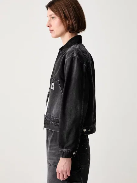 Kurtka jeansowa Carhartt Wip czarna