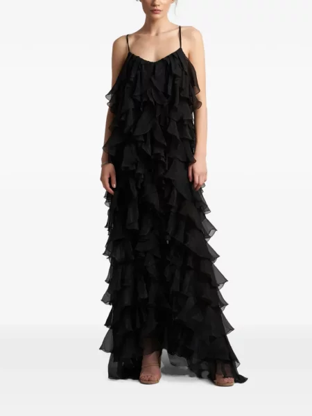Rochie Monarh cu volane negru