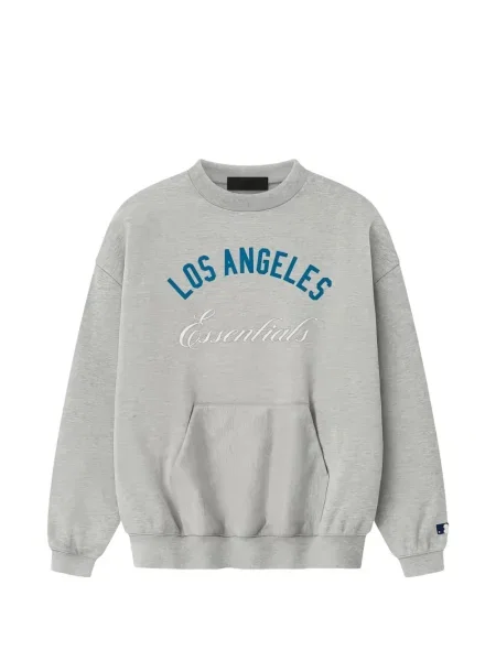 Hanorac Fear Of God Essentials cu imagine gri