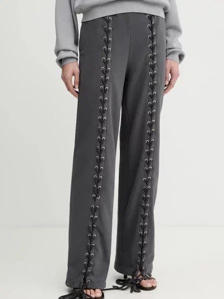 Rotate pantaloni de trening din uni gri