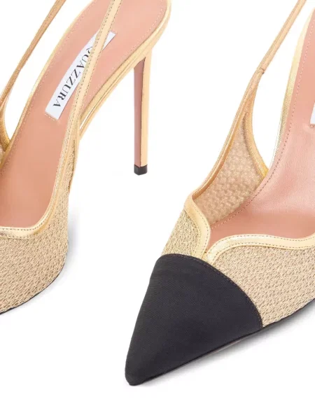 Mrežaste salonke Aquazzura s otvorenom petom