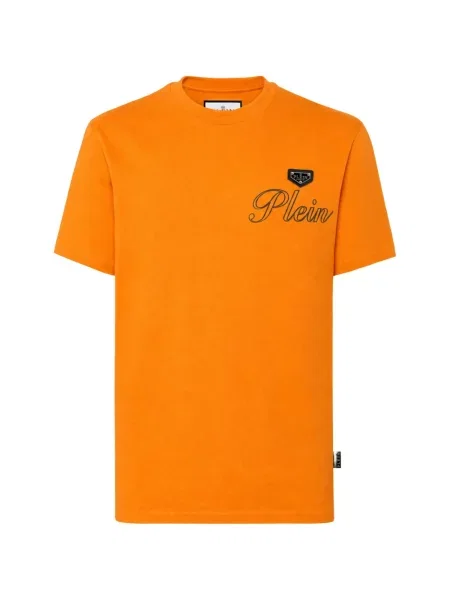 Tricou Philipp Plein cu imagine portocaliu