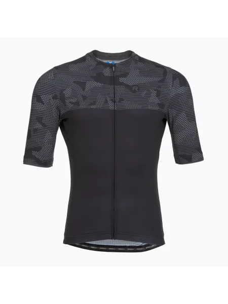 Велосипедна футболка Rogelli Camo Jersey black/grey чорна